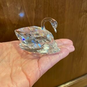 Swarovski crystal swan
